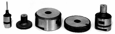 Round insert components for K&K master dies